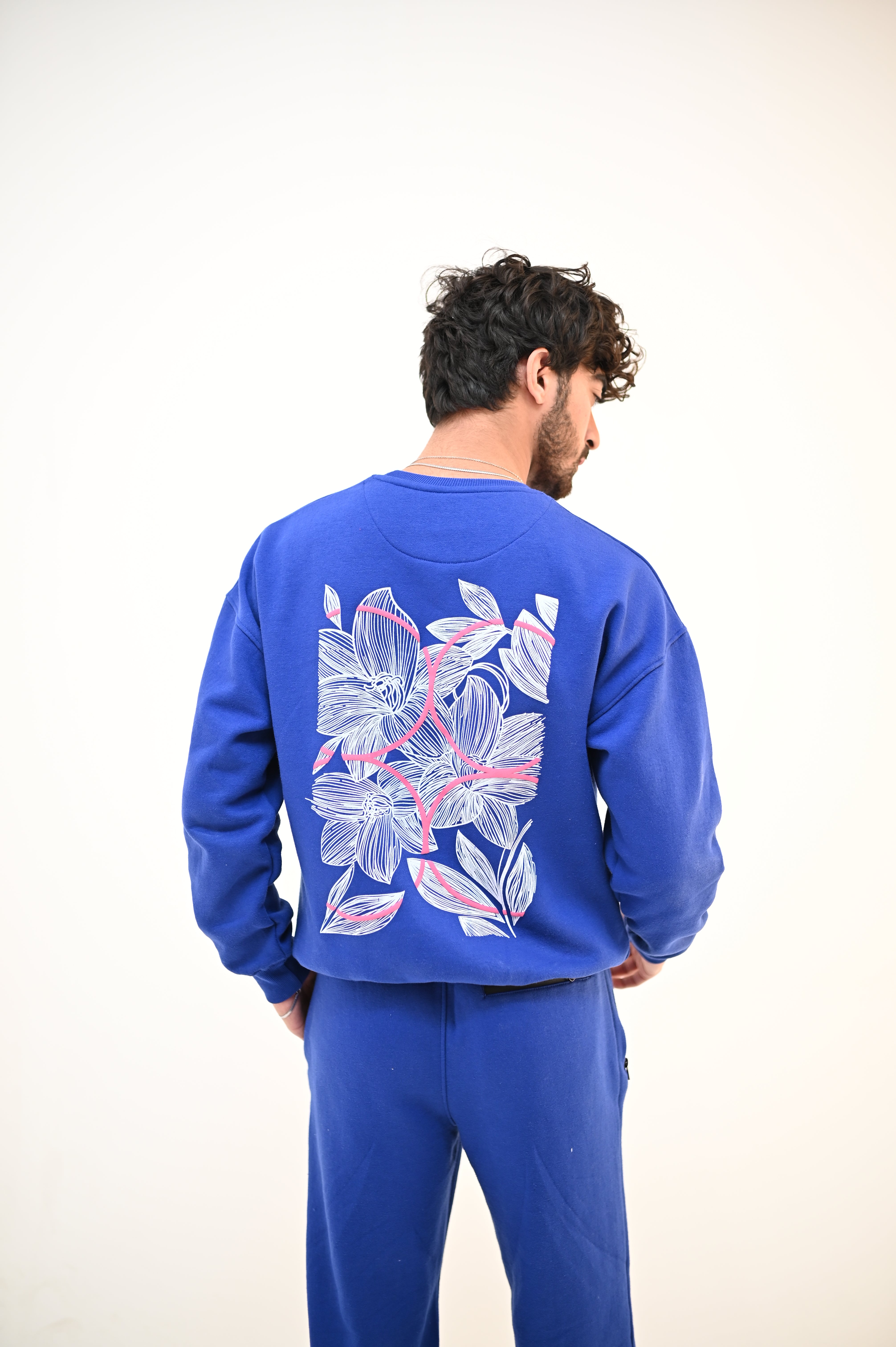 Royal Blue Sweatshirt For Men