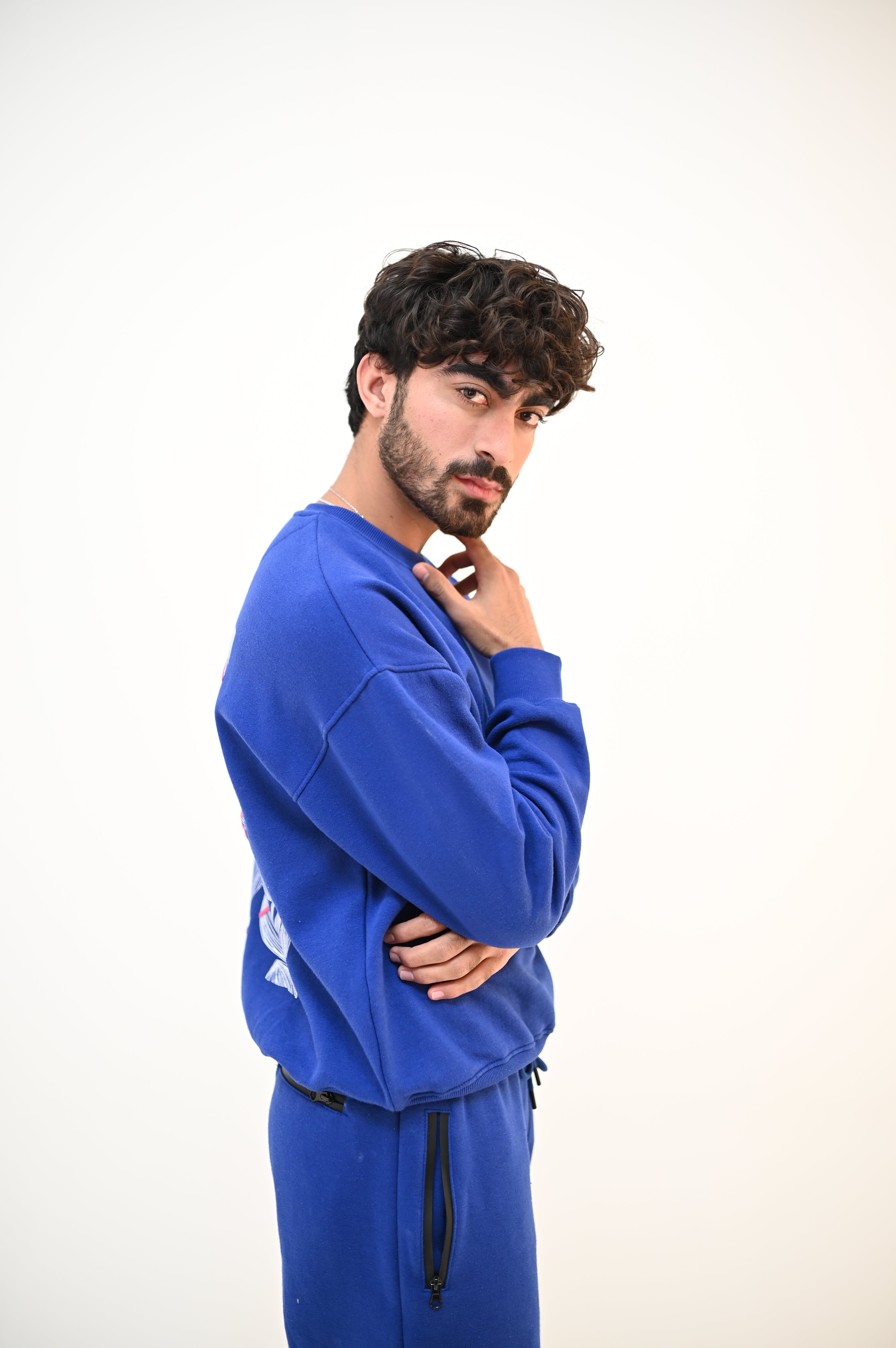 Royal Blue Sweatshirt For Men
